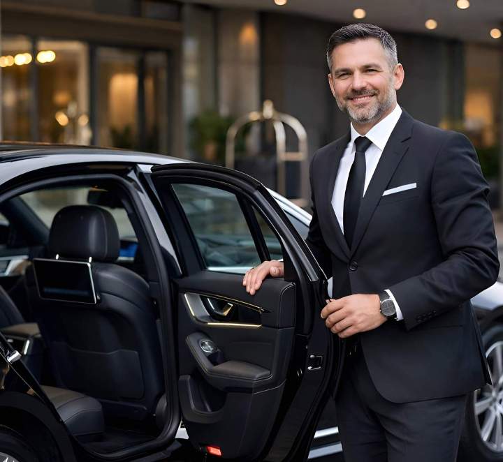 Professional private hire driver Chantilly